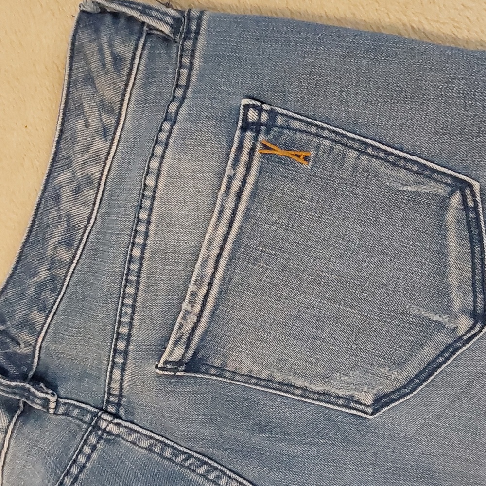 Vintage America Blues Boho Skinny jeans With Embroidered Sides Size 8/29 - Picture 13 of 13
